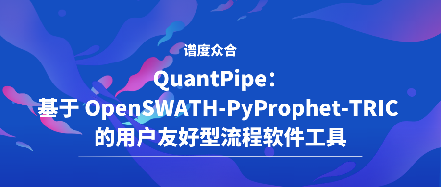 QuantPipe：基于 OpenSWATH-PyProphet-TRIC 的用户友好型流程软件工具